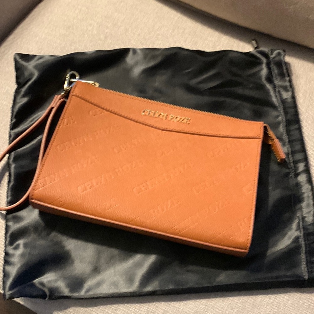 New leather clutch/wristlet  *FINAL PRICE